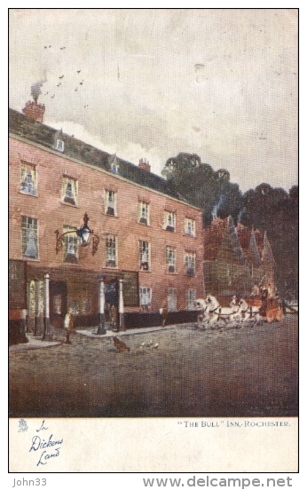 In Dickens Land  -  "The Bull Inn", Rochester Features Mainy In "Pickwick Papers" & "Great Expectations"  -  1164 - Autres & Non Classés