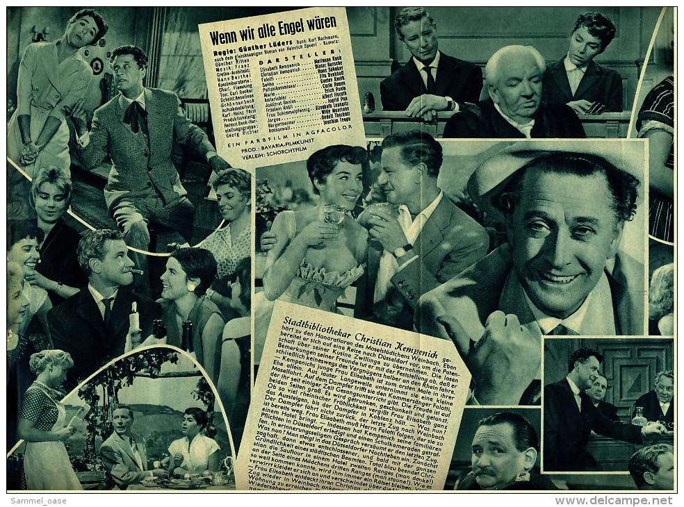 Illustrierte Film-Bühne  -  "Wenn Wir Alle Engel Wären"  -  Mit Marianne Koch -  Filmprogramm Nr. 3550 Von Ca. 1956 - Revistas