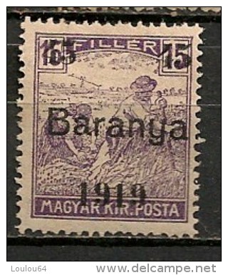 Timbres - Hongrie - Territoires - Baranya - 1919 - 15 F. - - Baranya