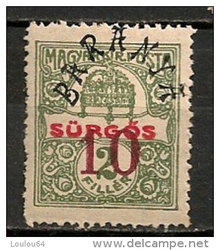 Timbres - Hongrie - Territoires - Baranya - 1919 - 10/2 F. - - Baranya