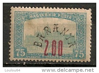 Timbres - Hongrie - Territoires - Baranya - 1919 - 200/75 F. - - Baranya