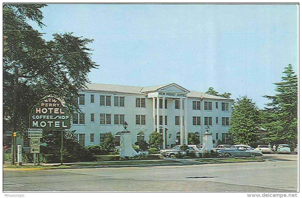 CPSM USA - Perry - Georgia - New Perry Hotel - Autres & Non Classés