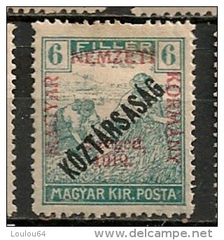 Timbres - Hongrie - Territoires - Szeged - 1919 - 6 F. - - Szeged