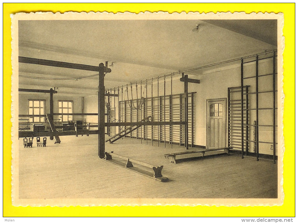 SALLE DE GYMNASTIQUE : INSTITUT NOTRE-DAME TEN BUNDEREN Te MOORSLEDE - ECOLE MOYENNE MENAGERE AGRICOLE CLASSE X14 - Moorslede