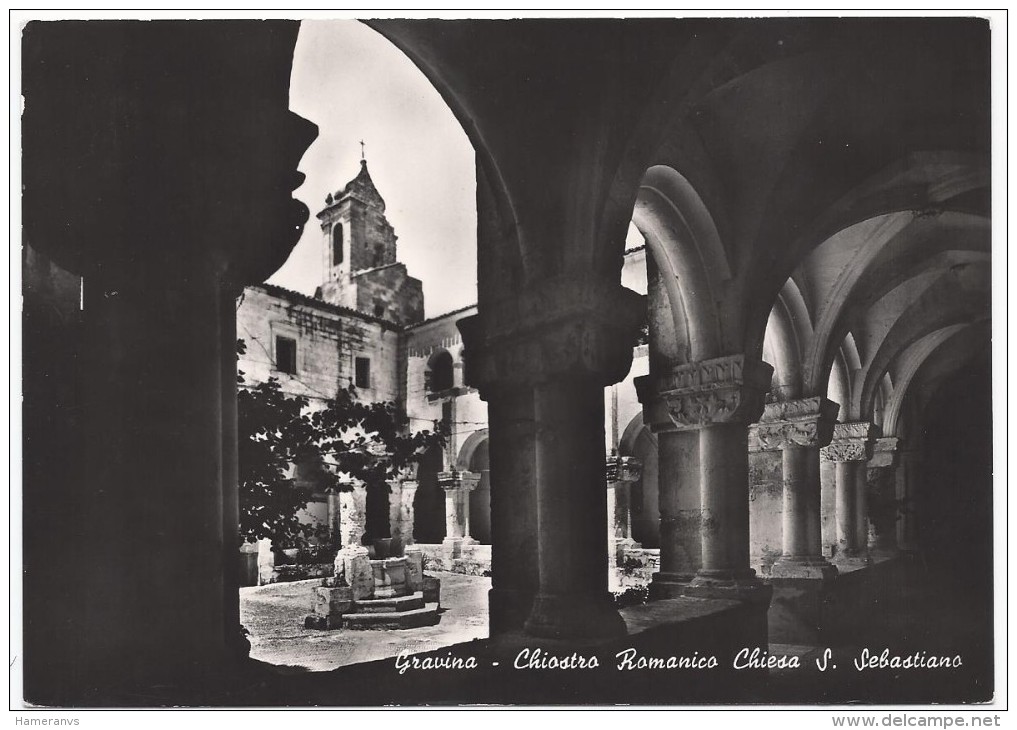 Gravina - Chiostro Romanico Chiesa San Sebastiano - H2114 - Bari