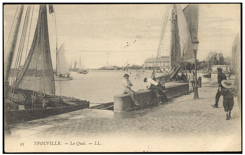 95- TROUVILLE - Le Quai.- LL - Trouville