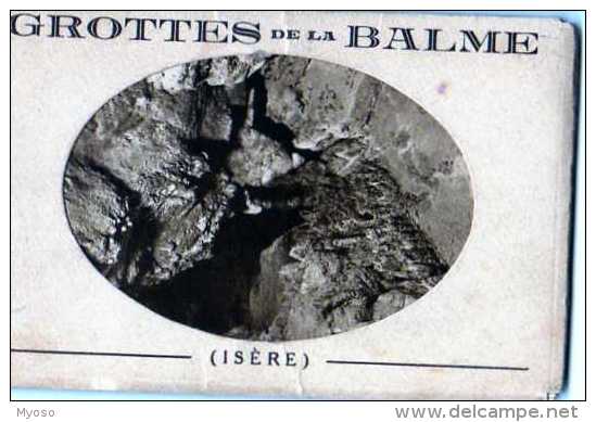 38 Grottes De LA BALME, Pochette De 10 Cartes Postales Sepia - La Balme-les-Grottes