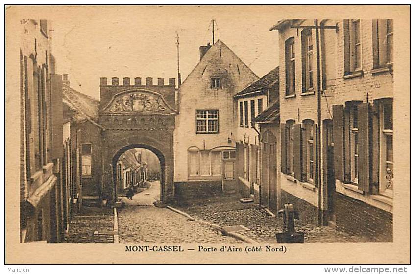 Depts Div.- Nord  - W467 -  Mont Cassel - Porte D Aire  ( Cote Nord ) -  Carte Bon Etat - - Altri & Non Classificati