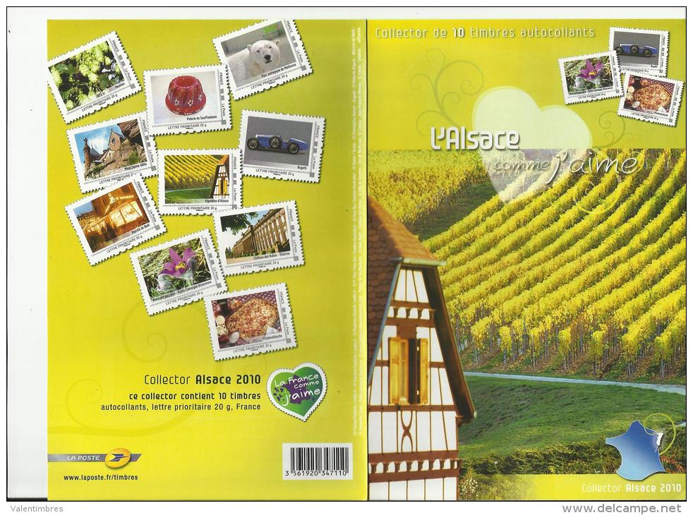 France Collector 2010 ** Alsace Ours Auto  Bugatti Poterie Vin Raisin  Anémone Houblon Saverne Sainte Odile - Collectors