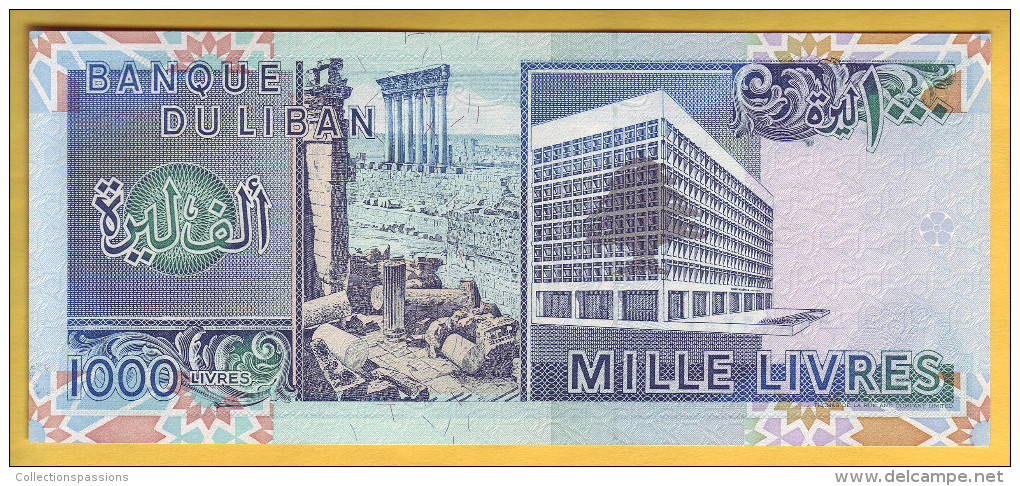 LIBAN - Billet De 1000 Livres. 1988. Pick: 69a. NEUF - Liban