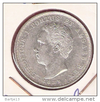 PORTUGAL 500 REIS 1889 SILVER - Portugal