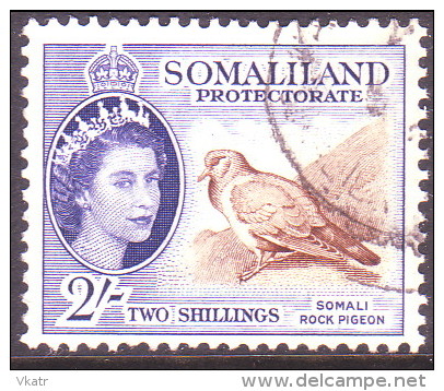 Somaliland Protectorate 1953 SG #146 2sh. VF Used Bird - Somaliland (Protectorate ...-1959)