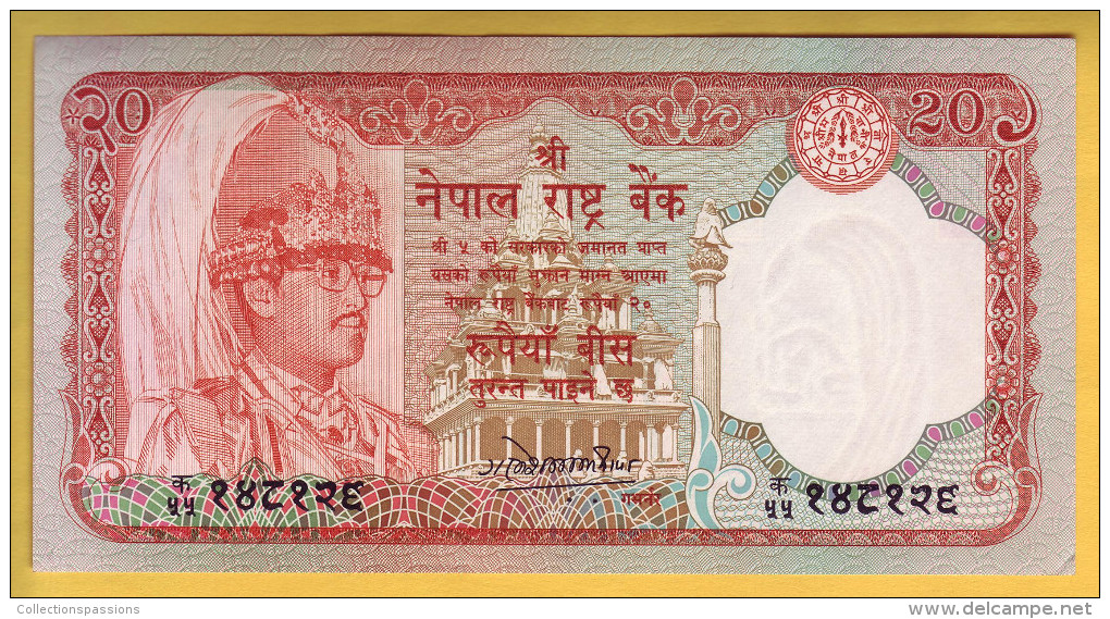 NEPAL - Billet De 20 Rupees. 1988.  Pick: 38a. SUP+ - Népal