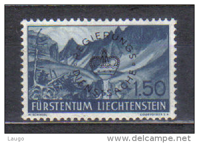 Liechtenstein Mi Dienst 27 Overprint Dienstsache 1937 MH  Mint Hinged - Portomarken