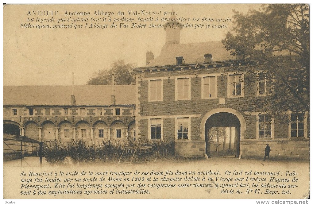 Antheit.  Ancienne Abbaye;   Huy  1912  Naar Ixelles - Wanze