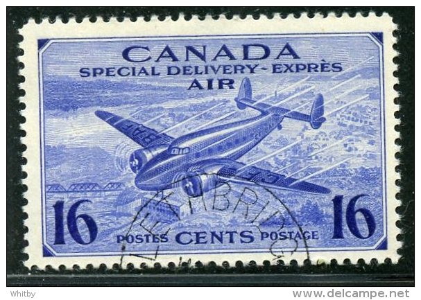 Canada 1942 16 Cent Air Mail Special Delivry Issue #CE1  Lethbridge Cancel - Poste Aérienne: Exprès