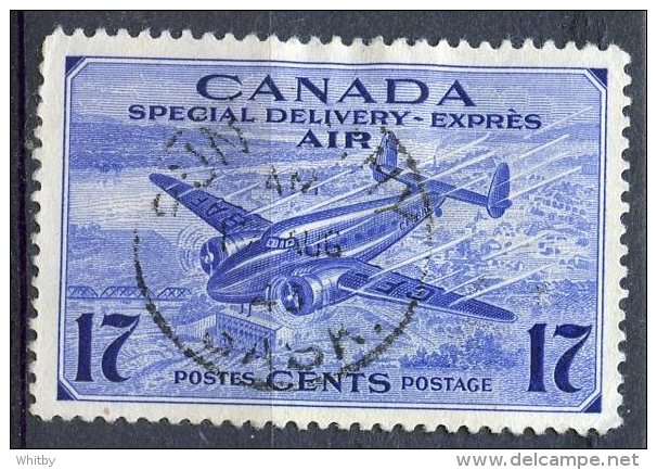 Canada 1943 17 Cent Air Mail Special Delivry Issue #CE2  SON Cancel - Posta Aerea: Espressi