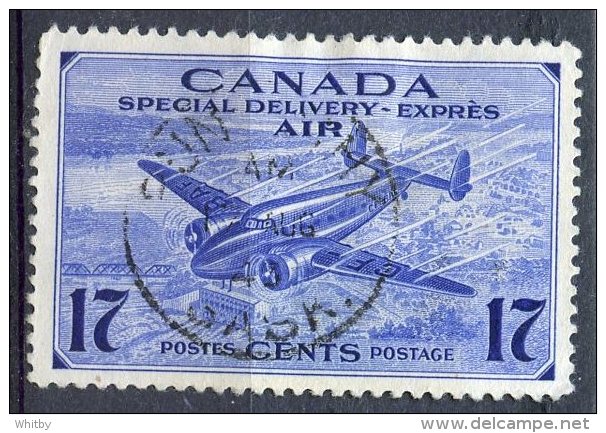 Canada 1943 17 Cent Air Mail Special Delivry Issue #CE2  SON Cancel - Poste Aérienne: Exprès