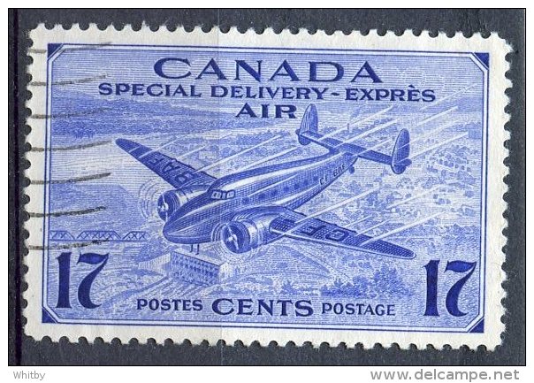 Canada 1943 17 Cent Air Mail Special Delivry Issue #CE2 - Entrega Especial/Entrega Inmediata