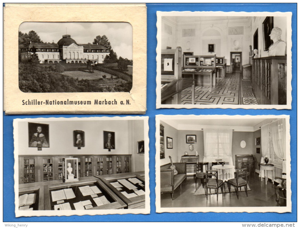 Marbach Am Neckar - S/w Kleinbilder Schiller Nationalmuseum - Marbach