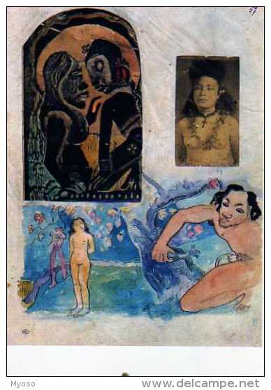 Paul GAUGUIN Hina Tefatou Et Hiro Nouvelles Images 1991 Femme Nue, Seins Nus - Peintures & Tableaux