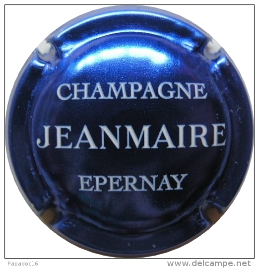 Capsule De Muselet - Champagne Jeanmarie - Epernay (bleu) - Canard Duchêne