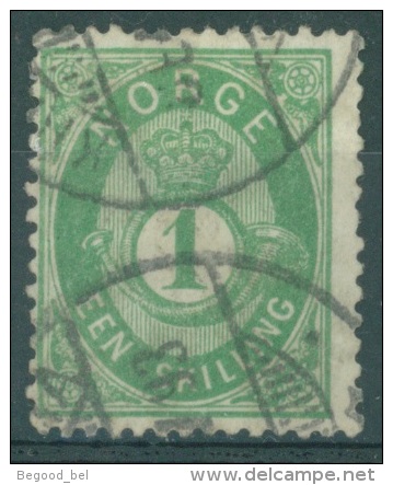 NORWAY - USED/OBLIT.  - 1875  - Yv 16 Mi 16c - Lot 11019 - Oblitérés