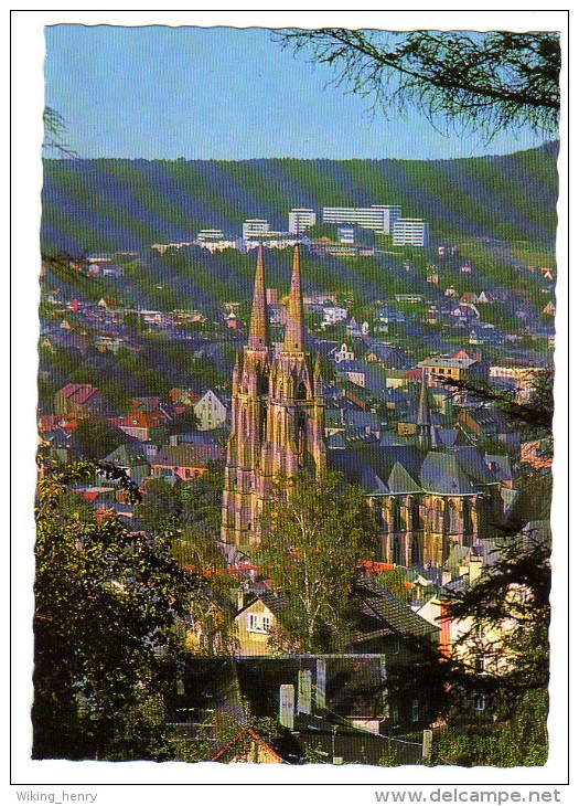 Marburg - Mit Elisabethkirche Und Studentenwohnheim - Marburg