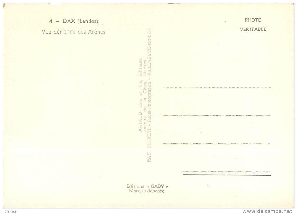 DAX VUE AERIENNE DES ARENES - Dax