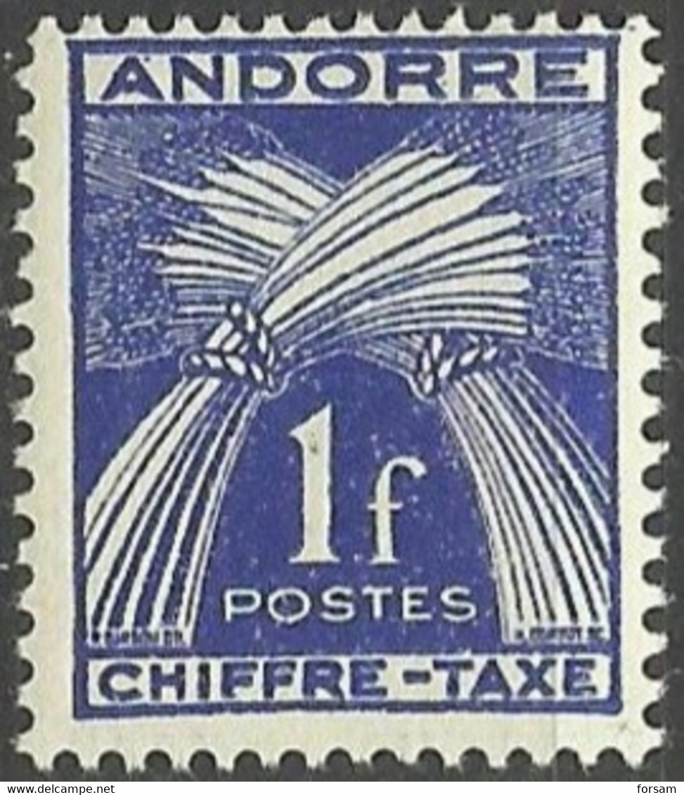 ANDORRA..1943..Michel # 24...MH. - Unused Stamps