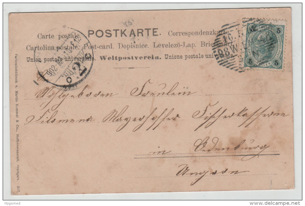 Pentecost Pfingsten Käfer May-bug Not Graphics But Coloured Photo R! 1902 Post Card Postkarte POSTCARD - Pentecost