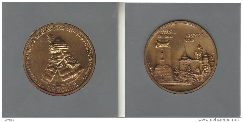 Romania Medal Vlad Tepes Dracula - Monarchia / Nobiltà