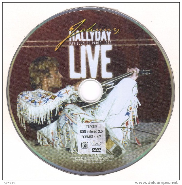 D-V-D Johnny Hallyday  "  Pavillon De Paris 1979  " - Music On DVD