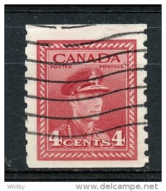 Canada 1948 4 Cent King George VI War Coil Issue #281 - Andere & Zonder Classificatie