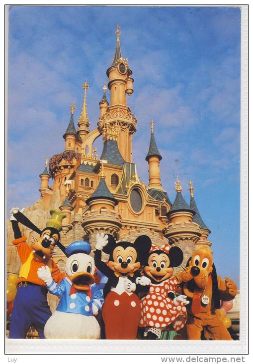 DISNEYLAND PARIS - Le Chateau De La Belle Au Bois Dormant, Stamp Thematic Olympiques - Disneyland