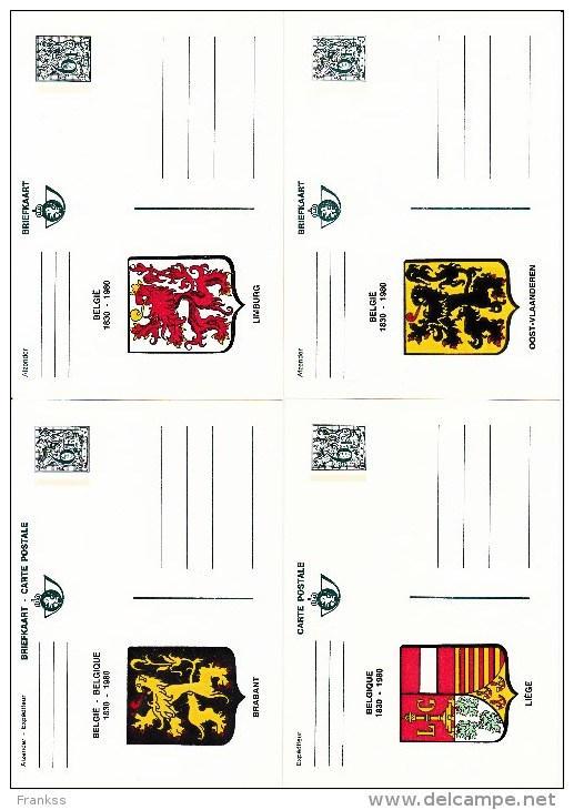 Postkaarten  Belgie 1830-1980 - Erinnerungskarten – Gemeinschaftsausgaben [HK]