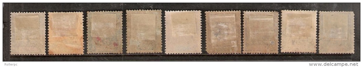 011313 Sc 1,2,4,9,16,20,24 [M.HINGED] & 27,30 [USED]  SMALL THIN ON Sc20 &24 - ANLOUAN - COMORO ISLANDS - Covers & Documents