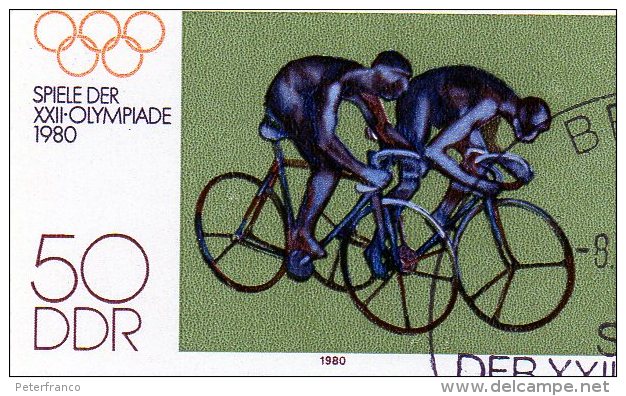 1980 Germania - Olimpiadi Di Mosca - Ciclismo