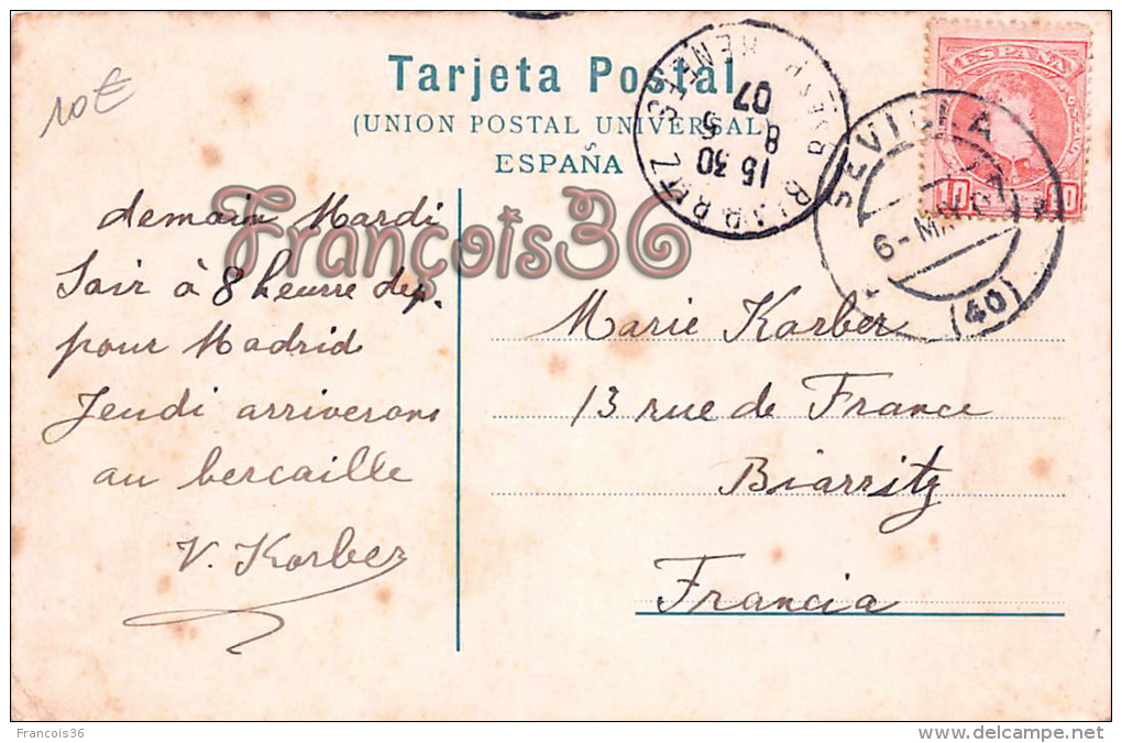 (La Coru&ntilde;a) - Balladores Sevillanos Premiado En El Concurso De La Coru&ntilde;a - 8 De Agosto 1906 - Sevilla - 2 - La Coruña