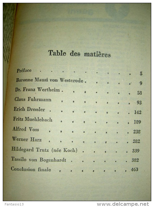 A L'ombre Du Führer 9 Allemands Parlent    Louis Hagen  1964  2e Guerre Mondiale - War 1939-45