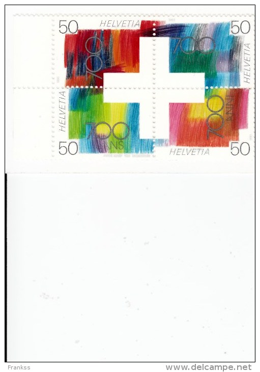 Boekje Michel Pro Juv. 1991 - Postzegelboekjes