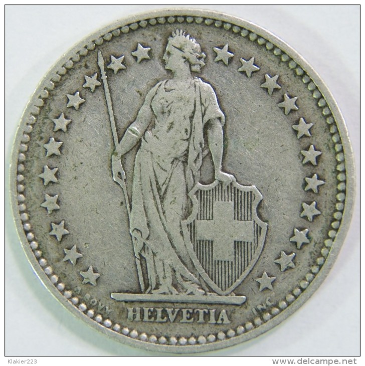 Suisse Switzerland 2 Francs 1894 - Autres & Non Classés