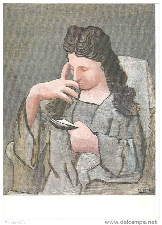 CPM Art - Pablo Picasso - Femme Lisant - Musée De Peinture Et De Sculpture De Grenoble - Peintures & Tableaux