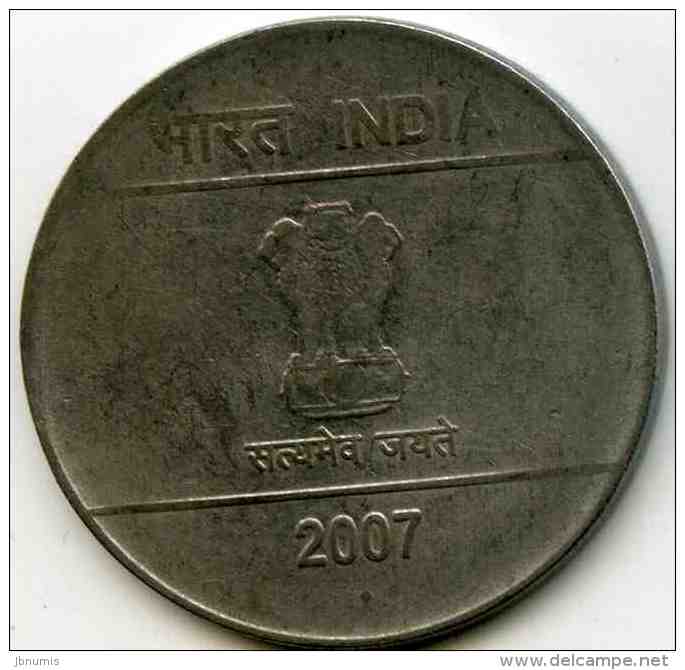 Inde India 2 Rupees 2007 N KM 326 - Inde