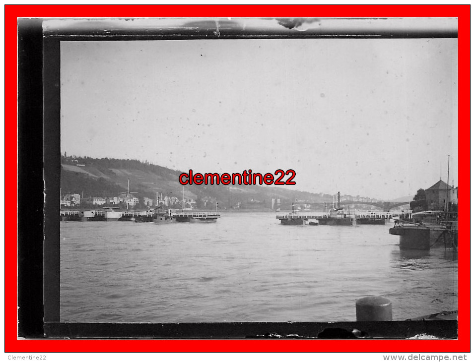 Photographie ,  Allemagne ,    Bord Du Rhin  12 Cm X 9 Cm - Luoghi