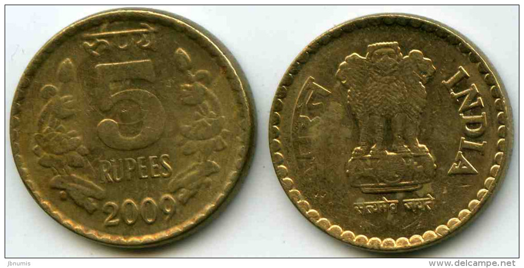 Inde India 5 Rupees 2009 C KM 373 - Inde