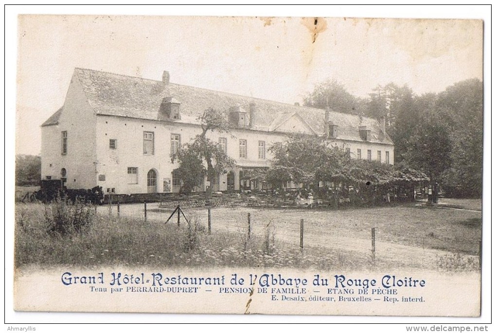 Auderghem Anderghem Ouderghem Rouge Cloitre Grand Hotel Restaurant Abbaye Perrard Dupret Pension De Famille Peche 1913 - Oudergem - Auderghem