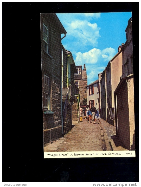 ST IVES Cornwall : X2 : Virgin Street A Narrow Street - St.Ives