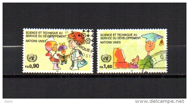 Naciones Unidas   Ginebra   1992  .-   Y&T  Nº   233/234 - Used Stamps