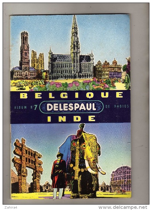 Chocolat Delespaul - Usine à Lille-Album N°7 -Belgique -Inde -Manque 5 Images-photo Sur 95 -Corona - Laitta - Perle D'or - Sammelbilderalben & Katalogue